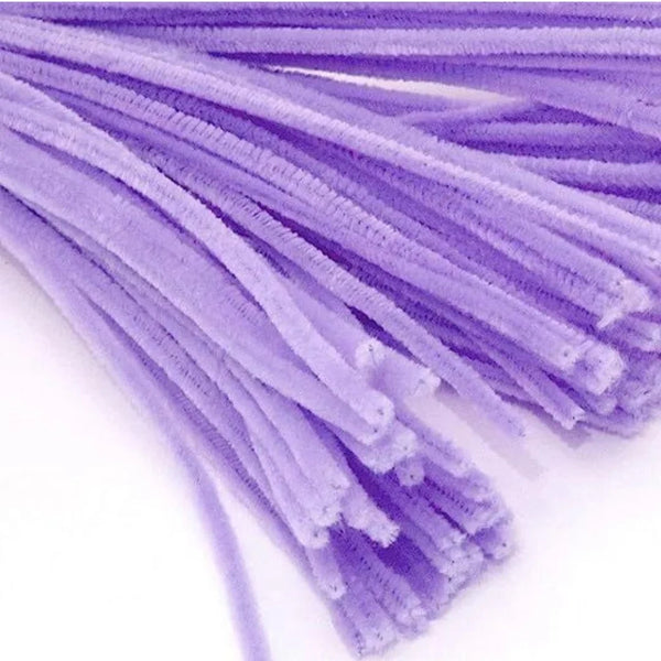 Pipe Cleaner Plain 100pcs (Light Purple)