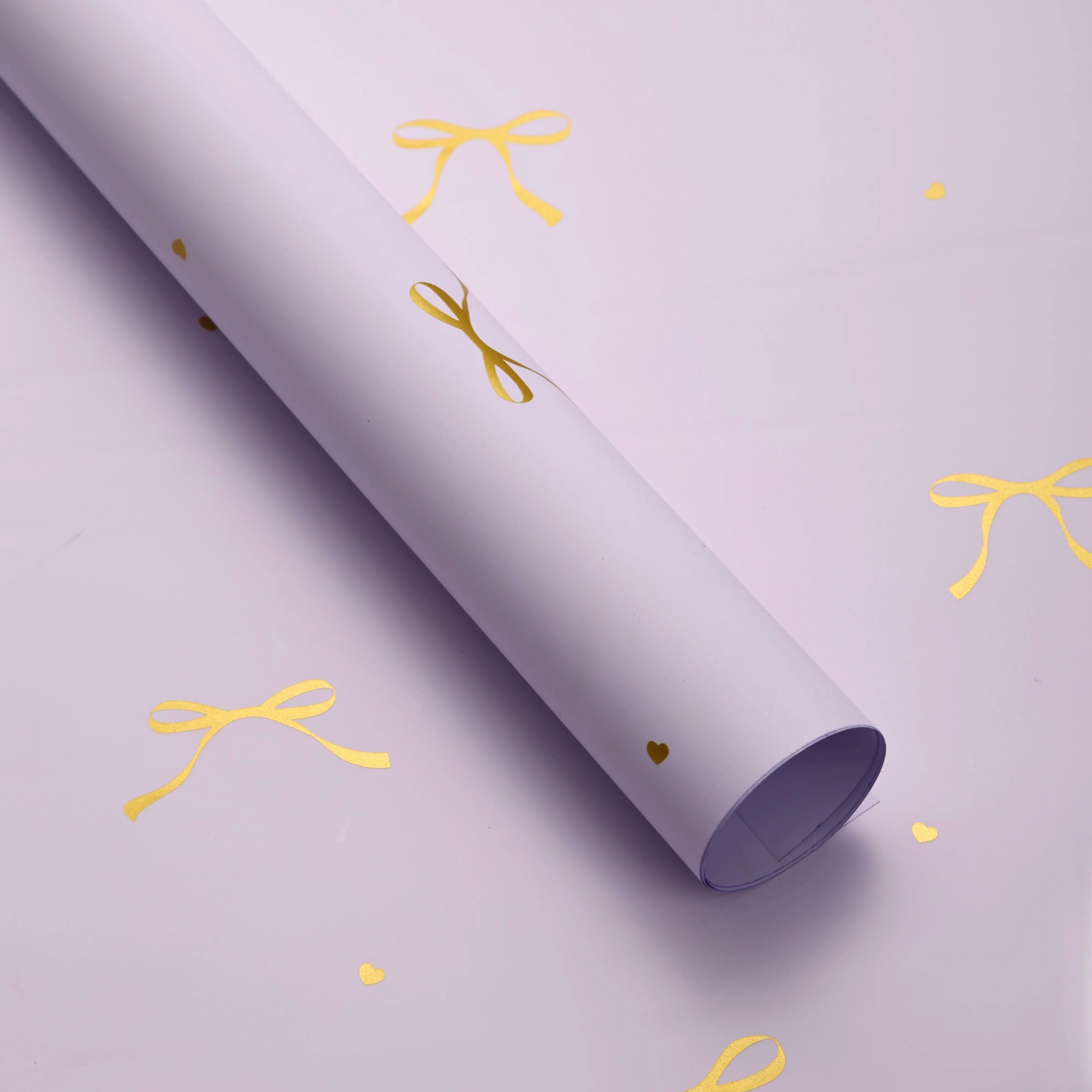 Wrapping Sheets Bow Style (Purple - 20 Sheets)