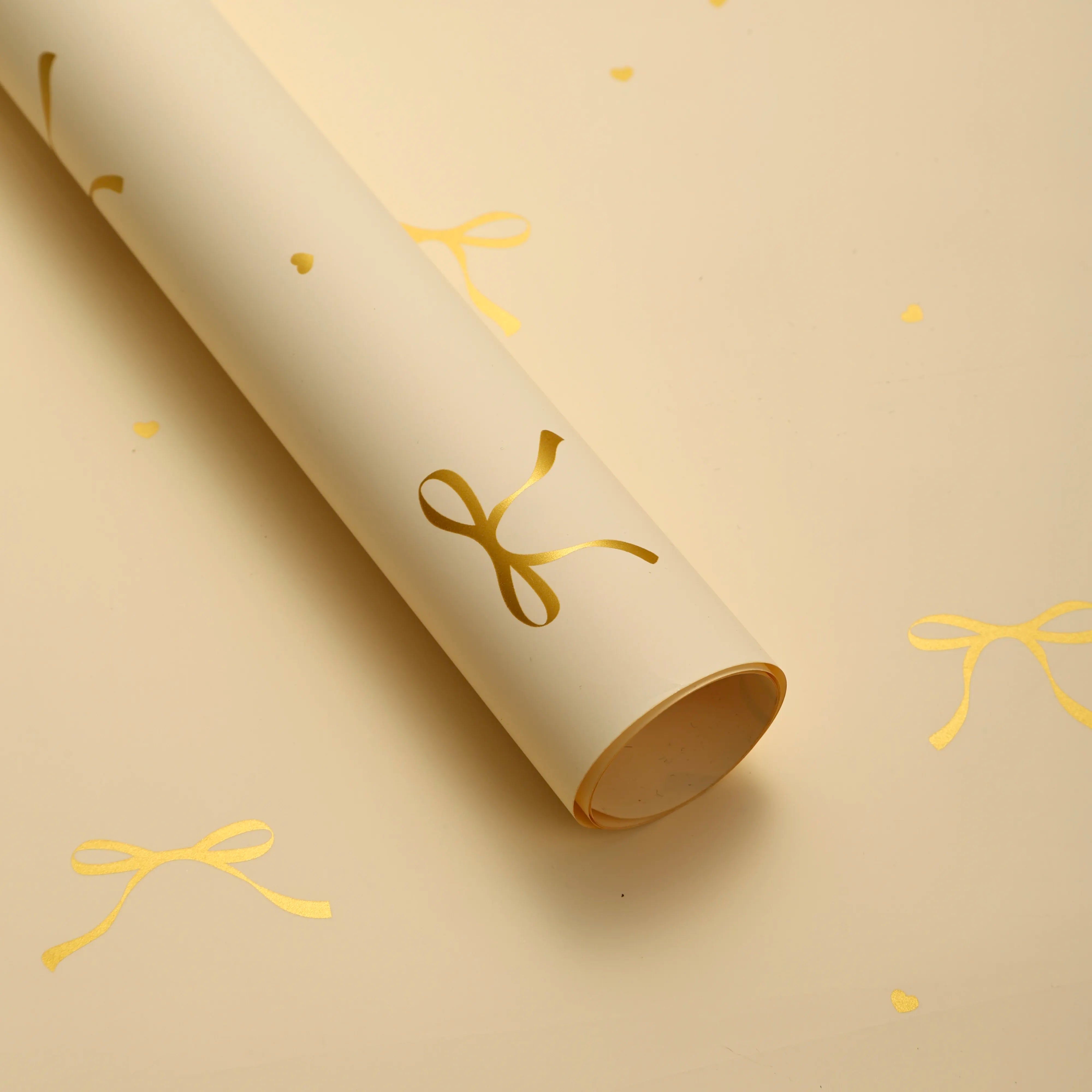 Wrapping Sheets Bow Style (Yellow - 20 Sheets)
