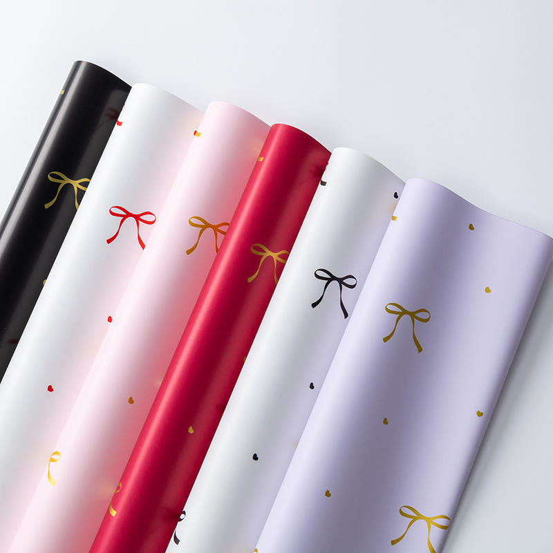 Wrapping Sheets Bow Style (White - 20 Sheets)
