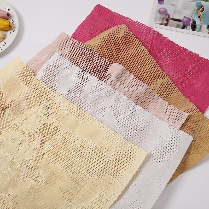 Honeycomb Wrapping Sheet Roll – 50cm × 10 Yards (30 ft) | Cushion Gift & Bouquet Wrap
