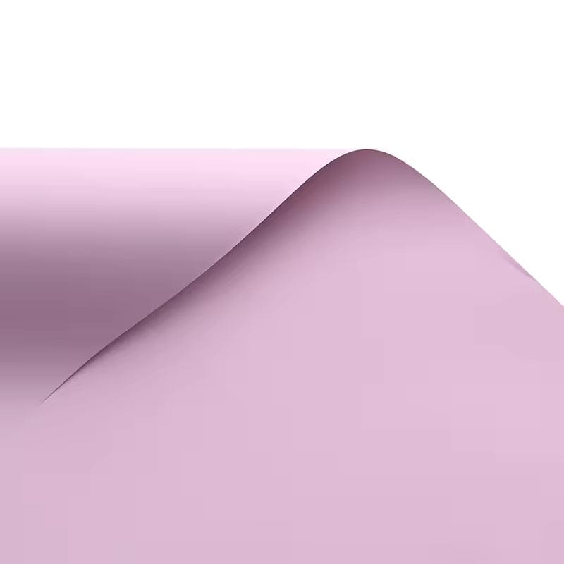 Plain Color Bouquet Paper (White, Black, Pastel Purple, Olive, Green, Cherry, Pale Turquoise) - Pastel Purple - 3 - Furxotic