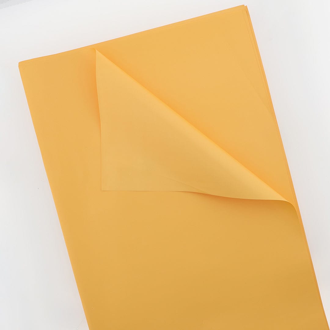 Korean Flower Wrapping Bouquet Paper - Apricot Yellow - 6 - Furxotic