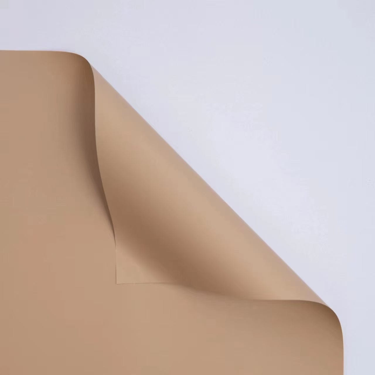 Korean Flower Wrapping Bouquet Paper - Sand Brown - 19 - Furxotic