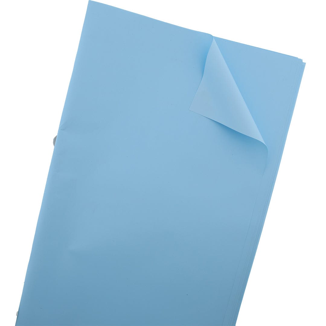Korean Flower Wrapping Bouquet Paper - Light Blue - 23 - Furxotic