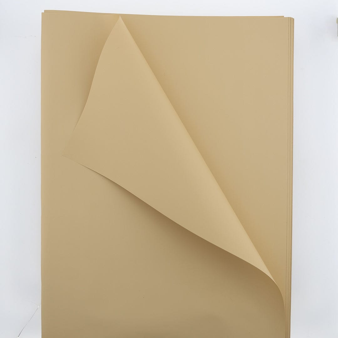 Korean Flower Wrapping Bouquet Paper - Nude Yellow - 26 - Furxotic
