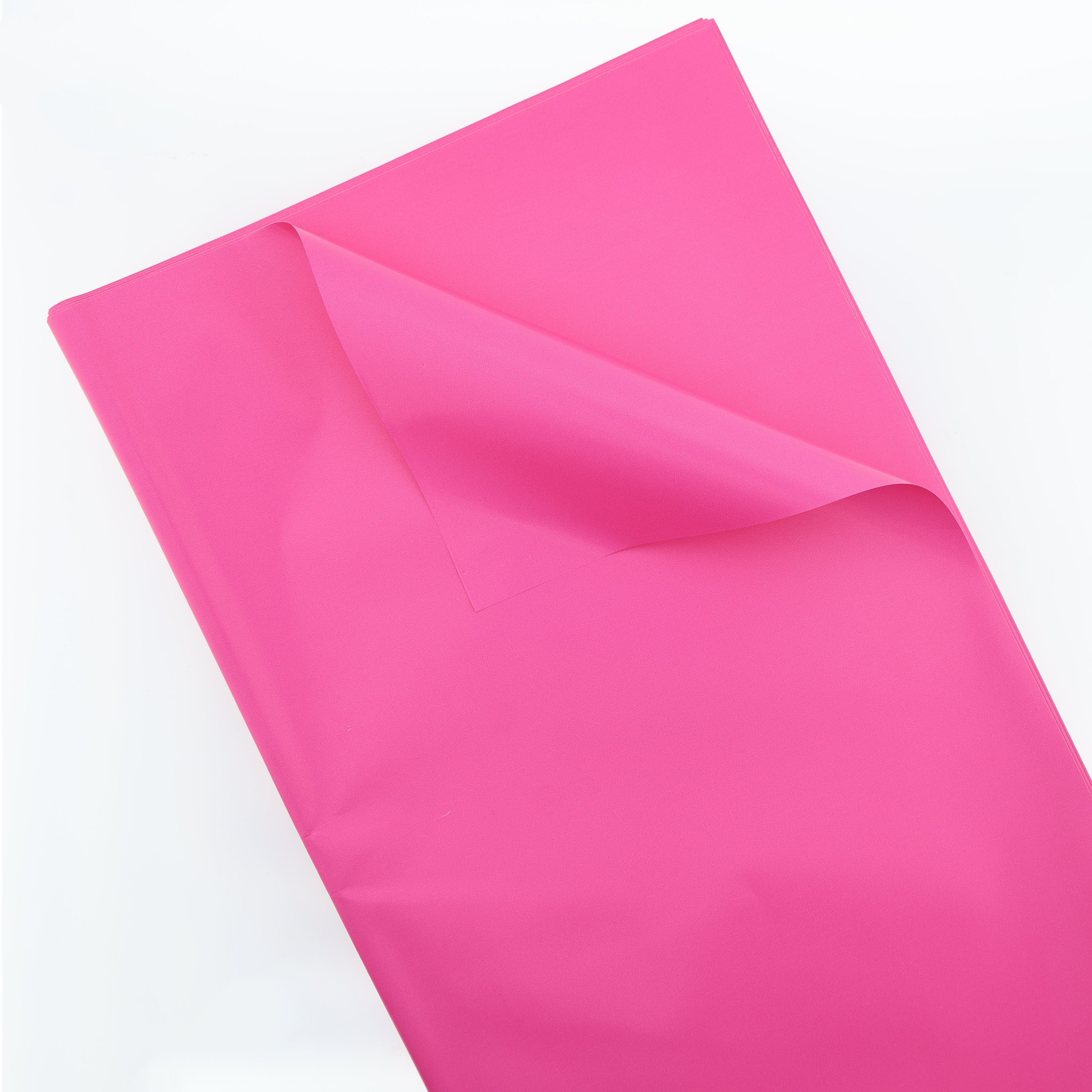 Korean Flower Wrapping Bouquet Paper - Barbie Pink - 35 - Furxotic