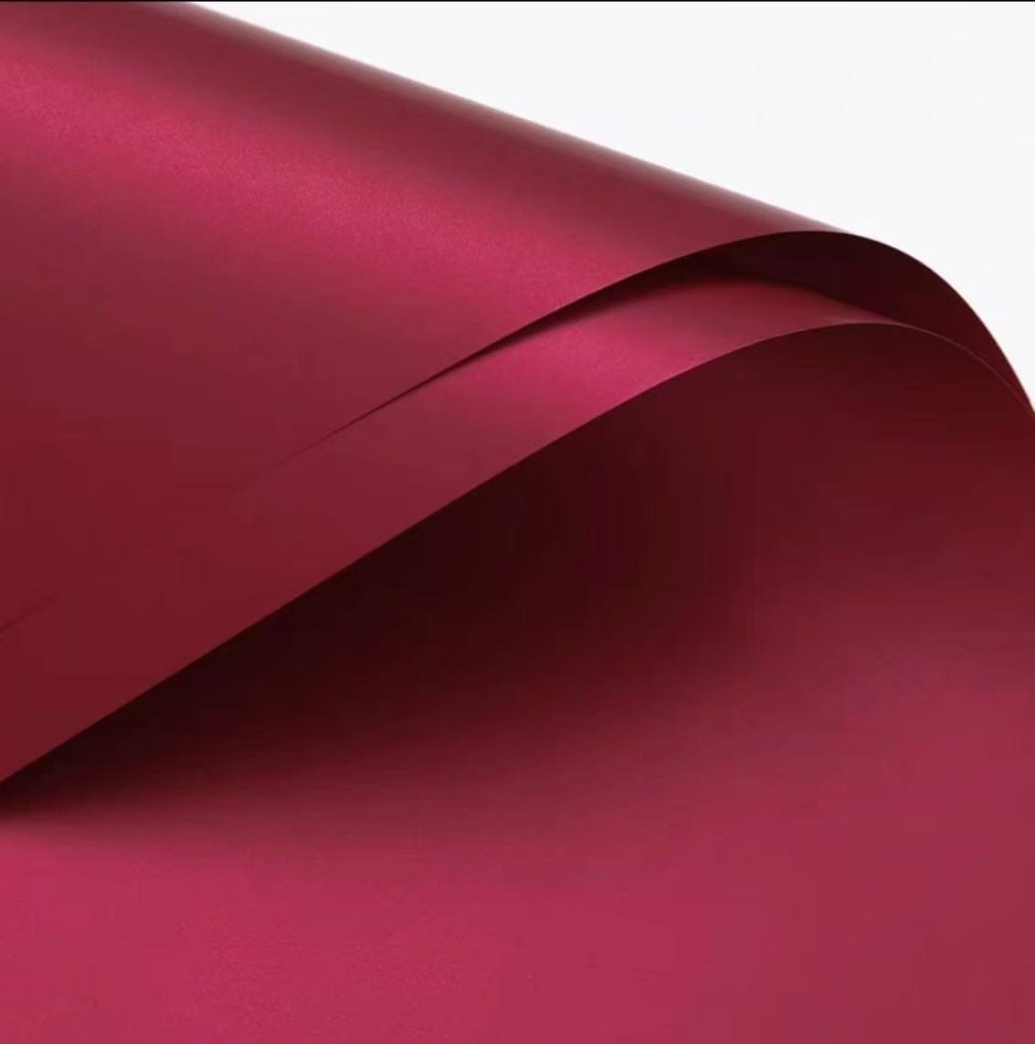 Korean Flower Wrapping Bouquet Paper - Red Wine - 37 - Furxotic