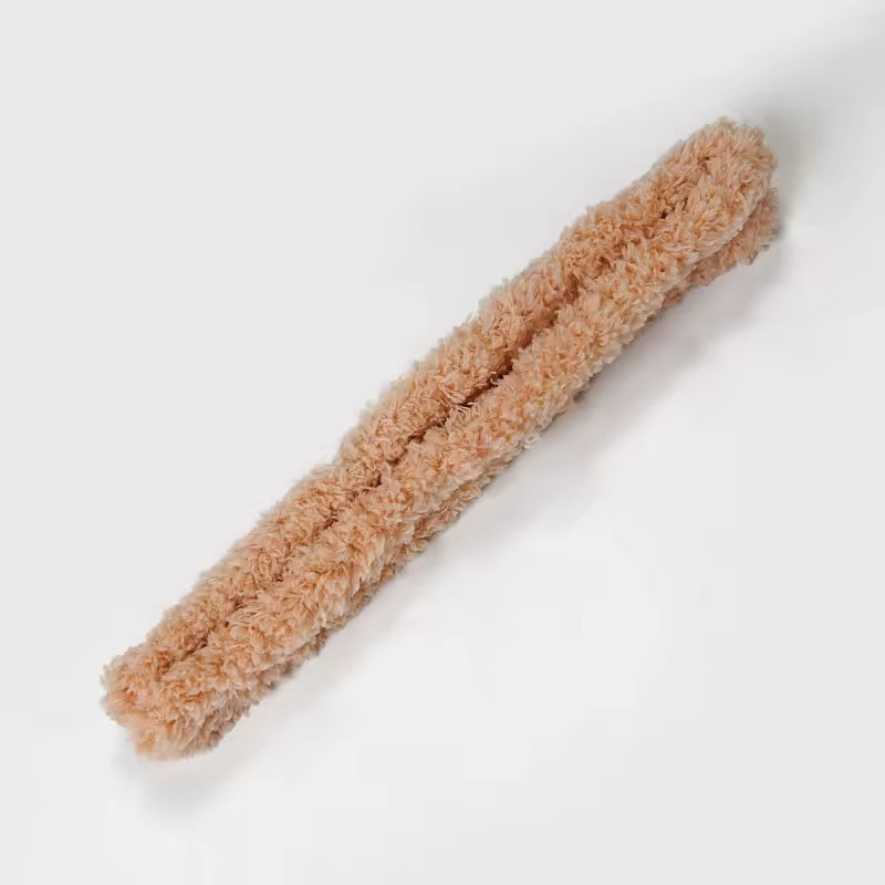 15mm Jumbo Coral Fleece Pipe Cleaners (1 meter - Brown)