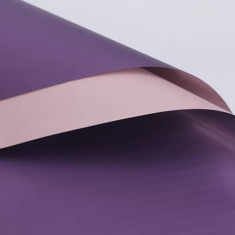 Double-Sided Wrapping Sheets (Dark Purple/Cream - 20 Sheets)