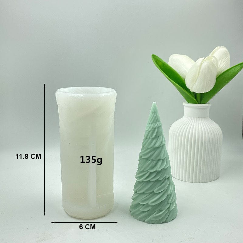 3D Christmas Tree Candle Handmade Mould - 1 - Furxotic