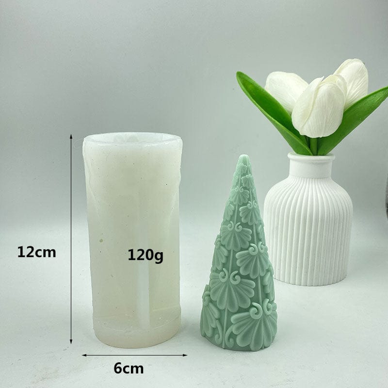 3D Christmas Tree Candle Handmade Mould - 1 - Furxotic