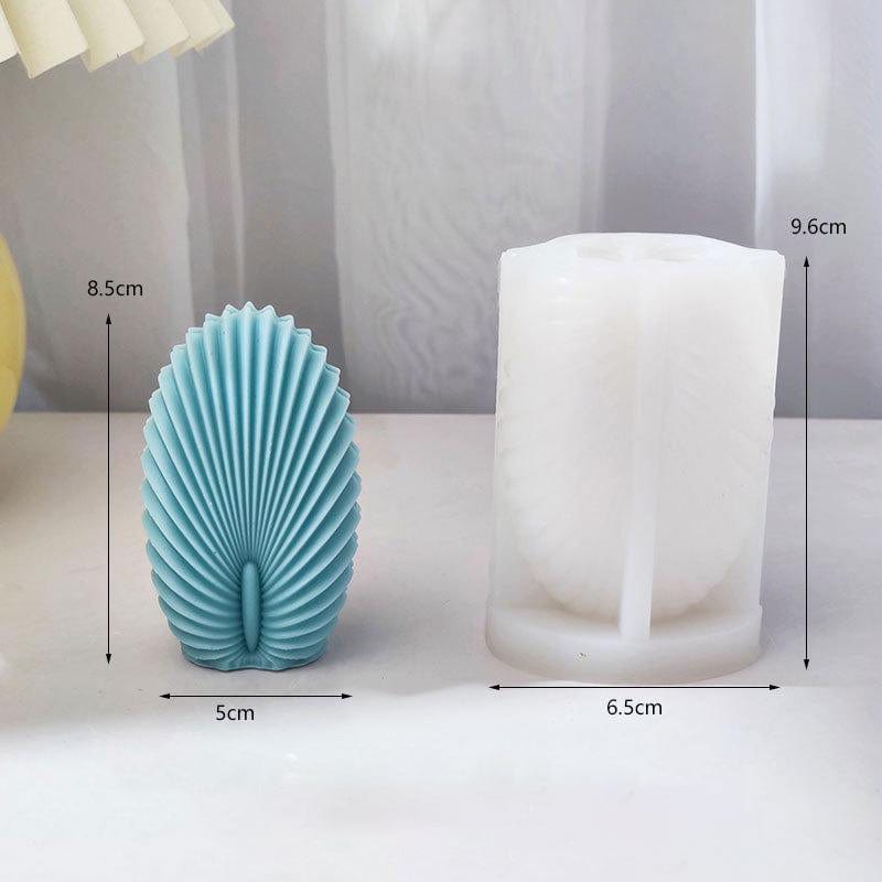 Modern Spiral Shell Shape Candle Handmade Mould - 1 - Furxotic