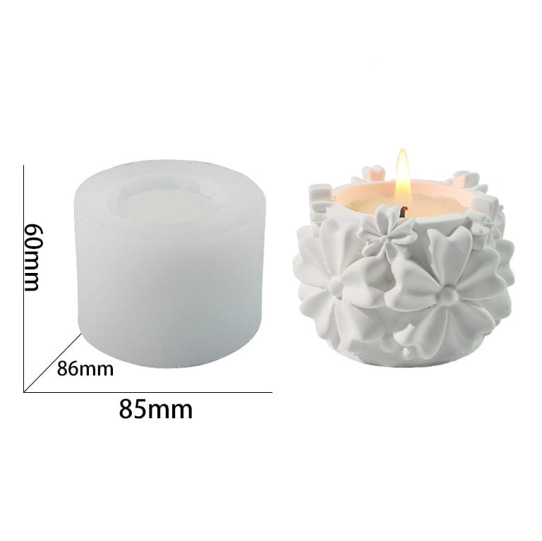 Five-Petal Candle T-light Holder Handmade Mould - 1 - Furxotic
