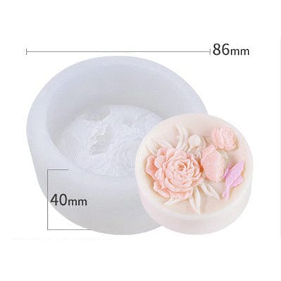 Chinese Style Flower Soap & Candle Handmade Mould - 1 - Furxotic