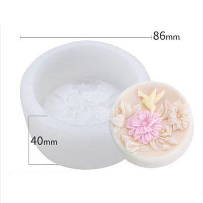 Chinese Style Flower Soap & Candle Handmade Mould - 1 - Furxotic