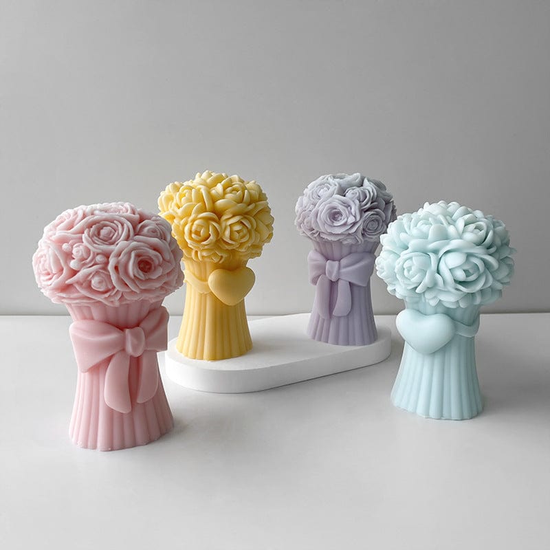Rose Bouquet Candle Handmade Mould - 2 - Furxotic