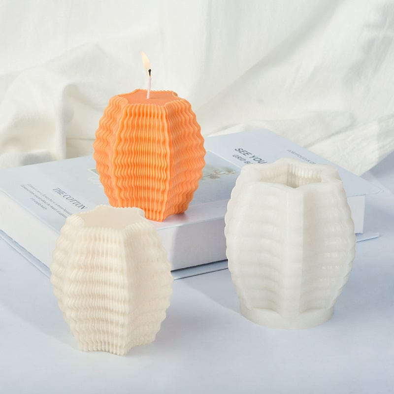 Wavy Striped Star Shape Candle Handmade Mould - 2 - Furxotic