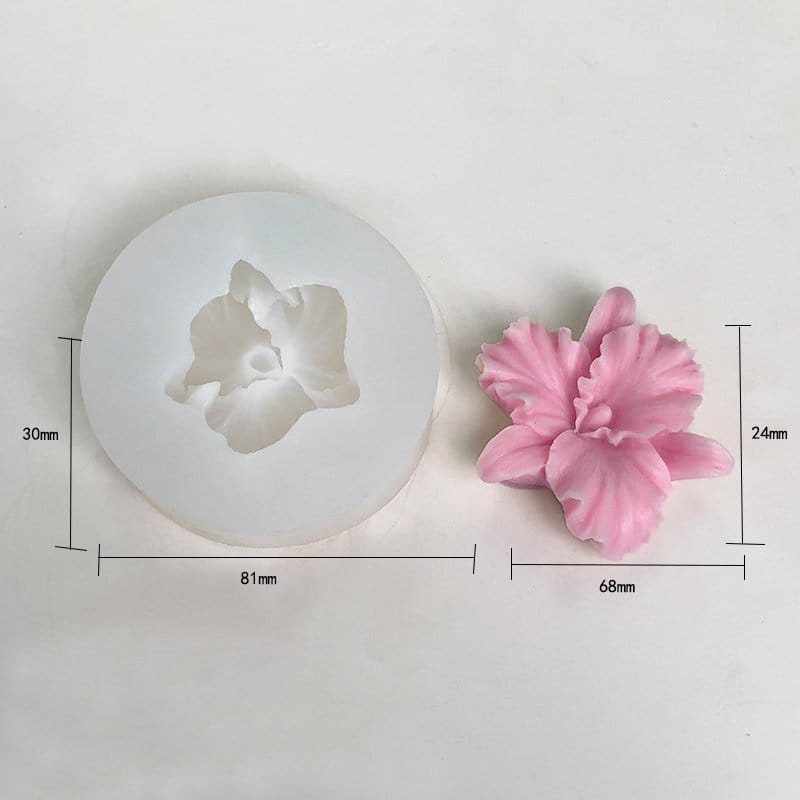 Phalaenopsis Flower Candle Handmade Mould - 1 - Furxotic