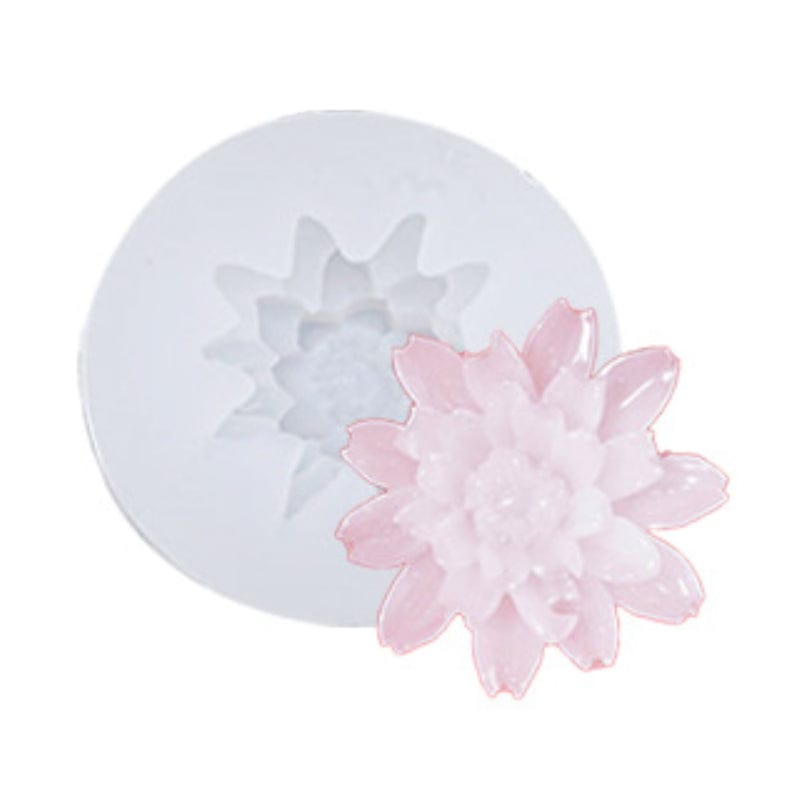 3D Lotus Flower Candle Handmade Mould - 2 - Furxotic