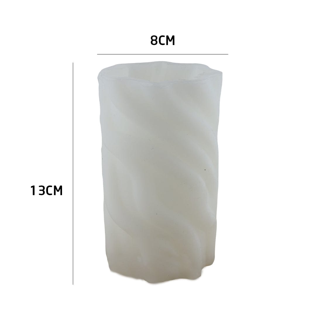 3D Cylinder Twisted Candle Handmade Mould - 1 - Furxotic