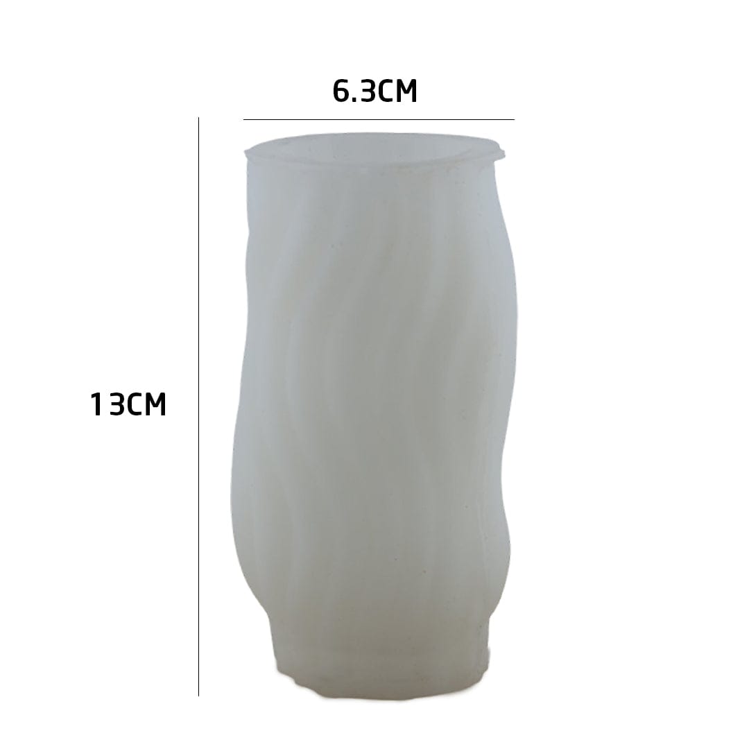 Vertical Wave Pillar Candle Handmade Mould - 1 - Furxotic