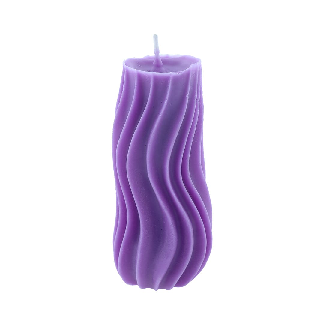 Vertical Wave Pillar Candle Handmade Mould - 2 - Furxotic