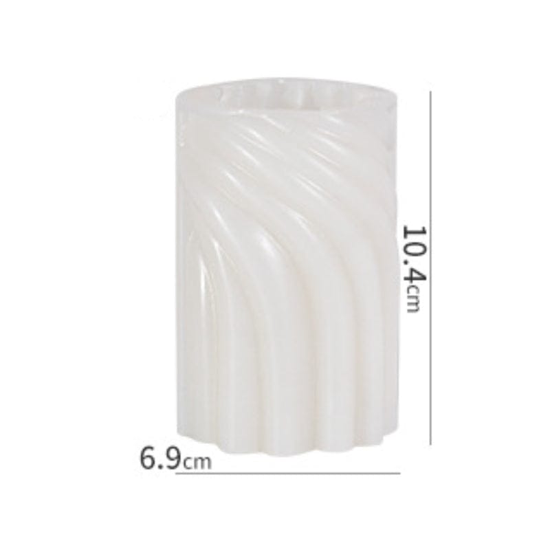 Spiral Wave Candle Handmade Mould - 1 - Furxotic