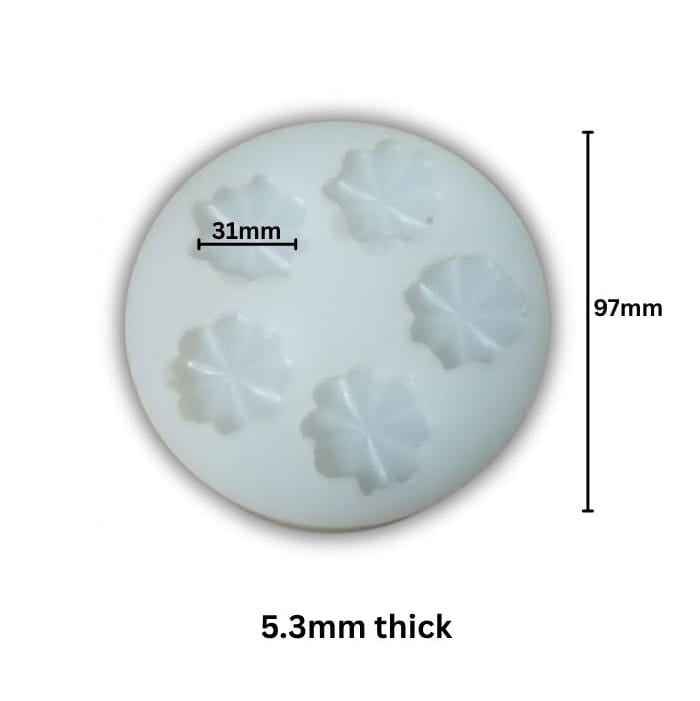 Flat Petals Candle Mould - 1 - Furxotic