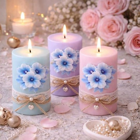 Morning Glory" Flower - Candle Mould - 2 - Furxotic