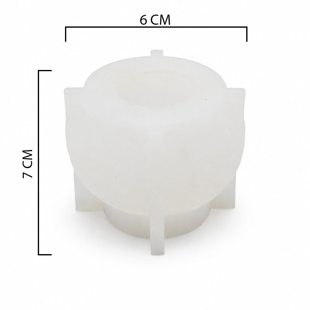 Orange Fruit Shape Silicone Candle Mould - 3D Sphere Mould - 1 - Furxotic