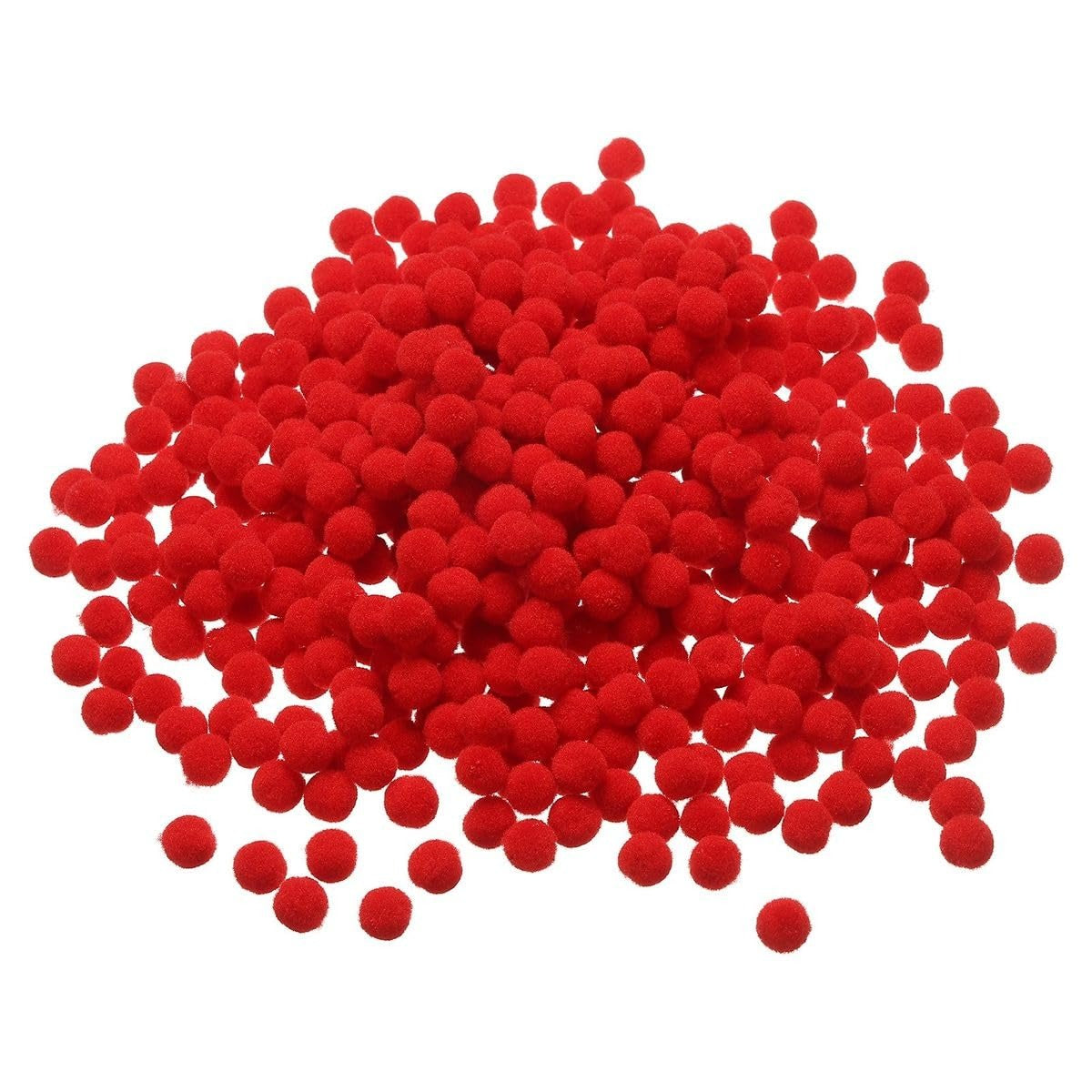 Pompom Balls - Red- 2 cm - 100 Pieces