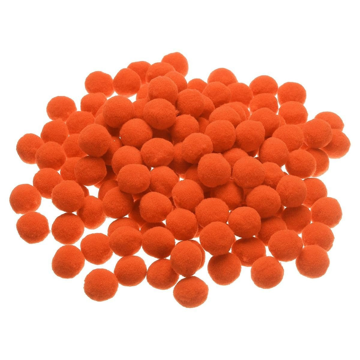 Pompom Balls - Orange- 2 cm - 100 Pieces