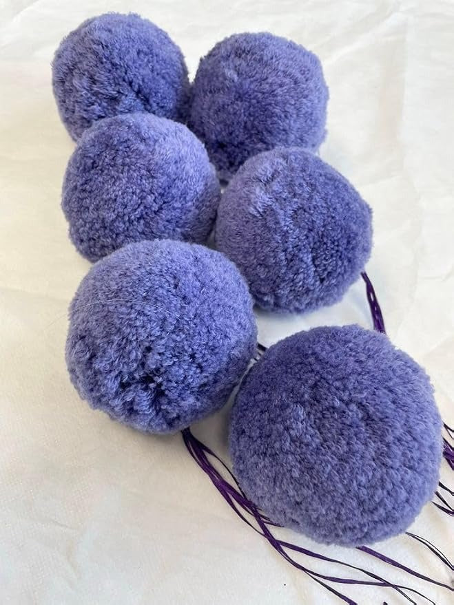 Pompom Balls - Purple - 2 cm - 100 Pieces