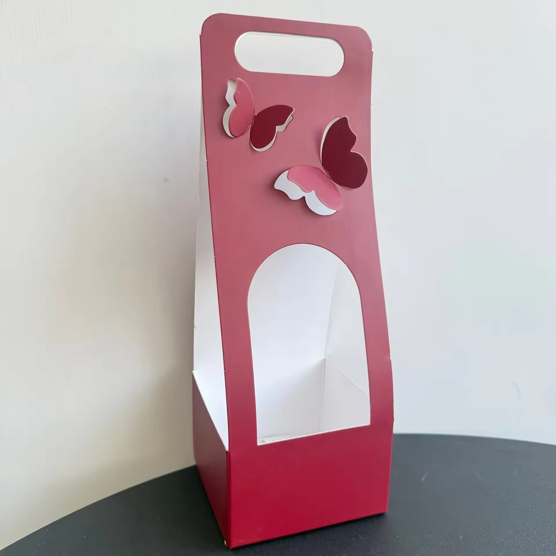 3D Butterfly Flower Box (Red- 1 pc)