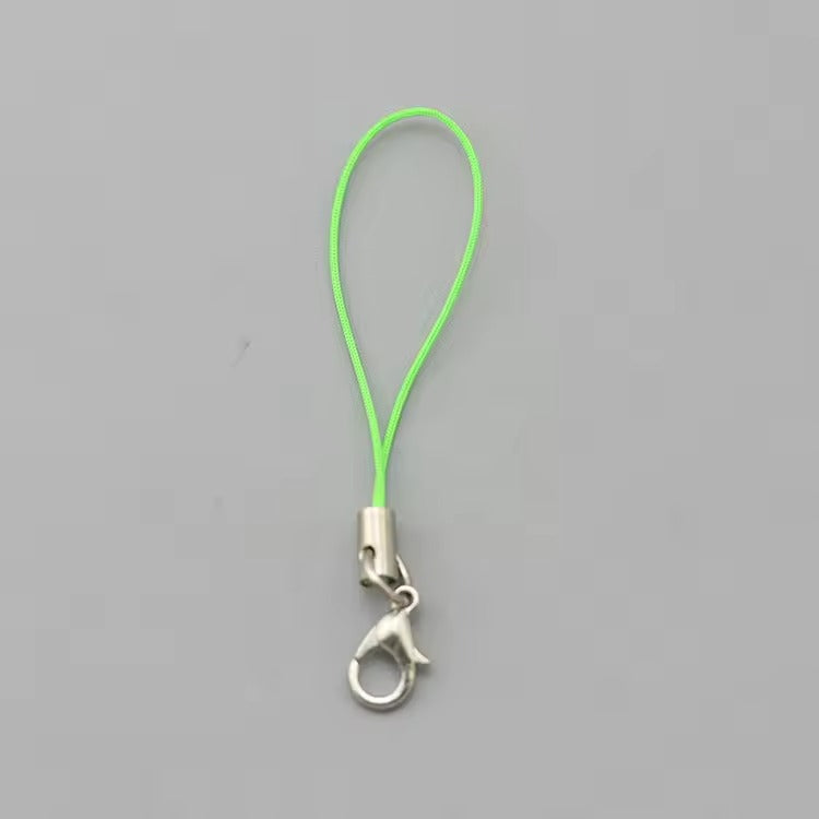 Colourful Nylon Mobile phone Straps with Lobster Clasp — 7cm (Pack of 10)