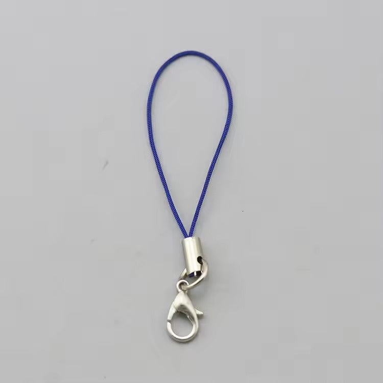 Colourful Nylon Mobile phone Straps with Lobster Clasp — 7cm (Pack of 10)
