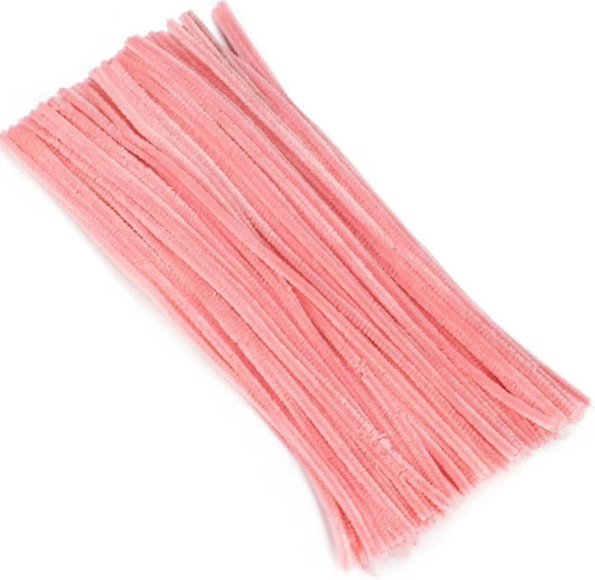 8mm Pipe Cleaner Plain 100pcs (Peach)