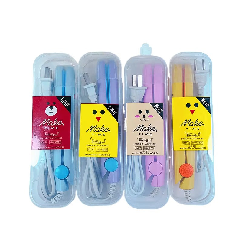 Mini Hair Straightener (Purple – Ceramic Tourmaline Plates)