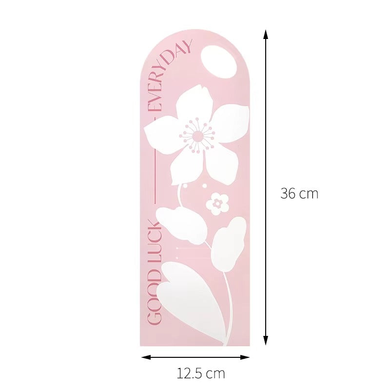 Best wishes Flower Card & Sleeve (Pack of 10)