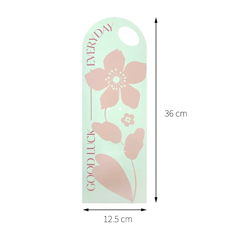 Best wishes Flower Card & Sleeve (Pack of 10)