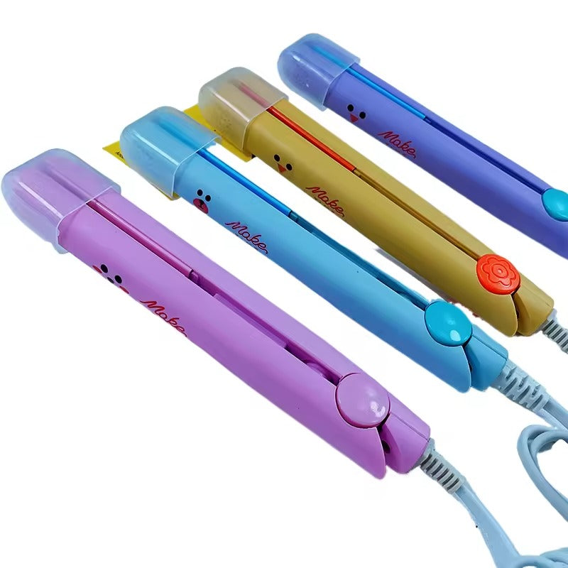 Mini Hair Straightener (Purple – Ceramic Tourmaline Plates)