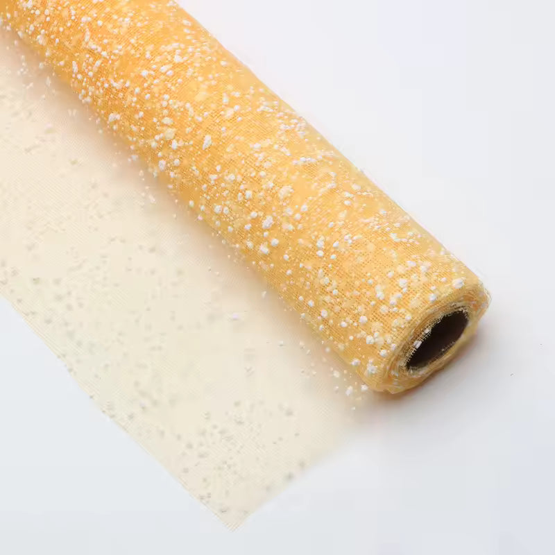 Snow Mesh Roll (Light Orange - 40 cm x 15 ft)