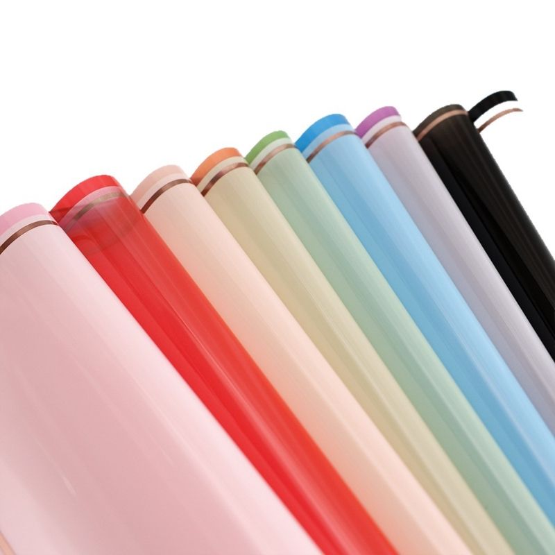 Wrapping Sheets Gold Edge (57x57cm - Black - 20 Sheets)