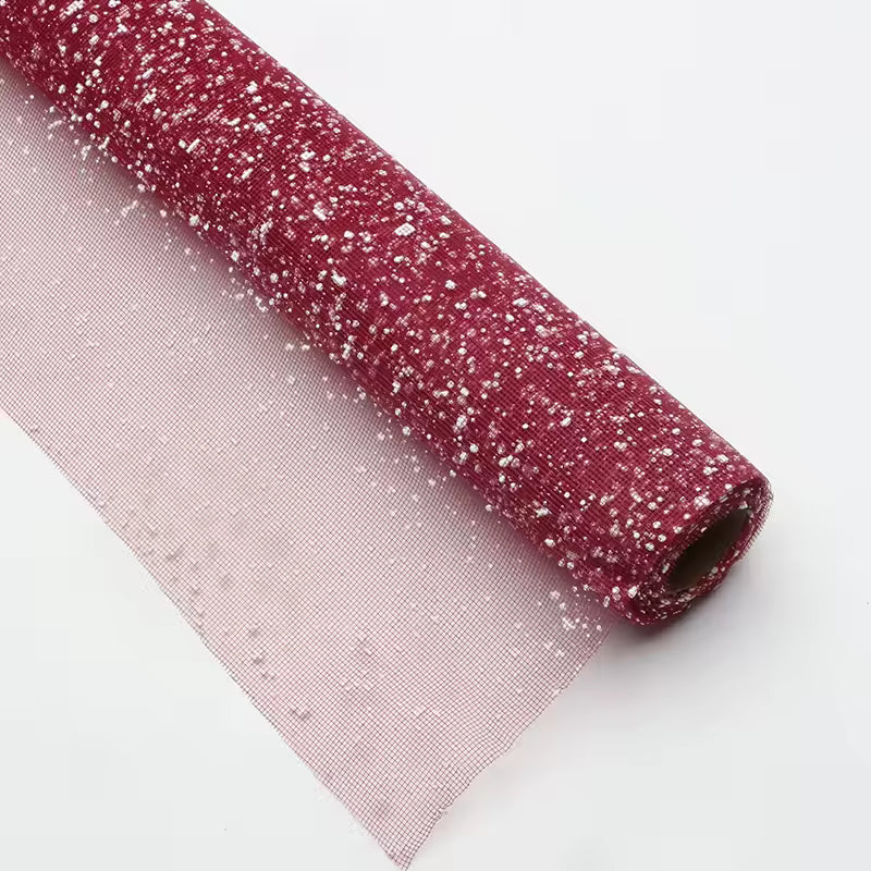 Snow Mesh Roll (Maroon - 40 cm x 15 ft)