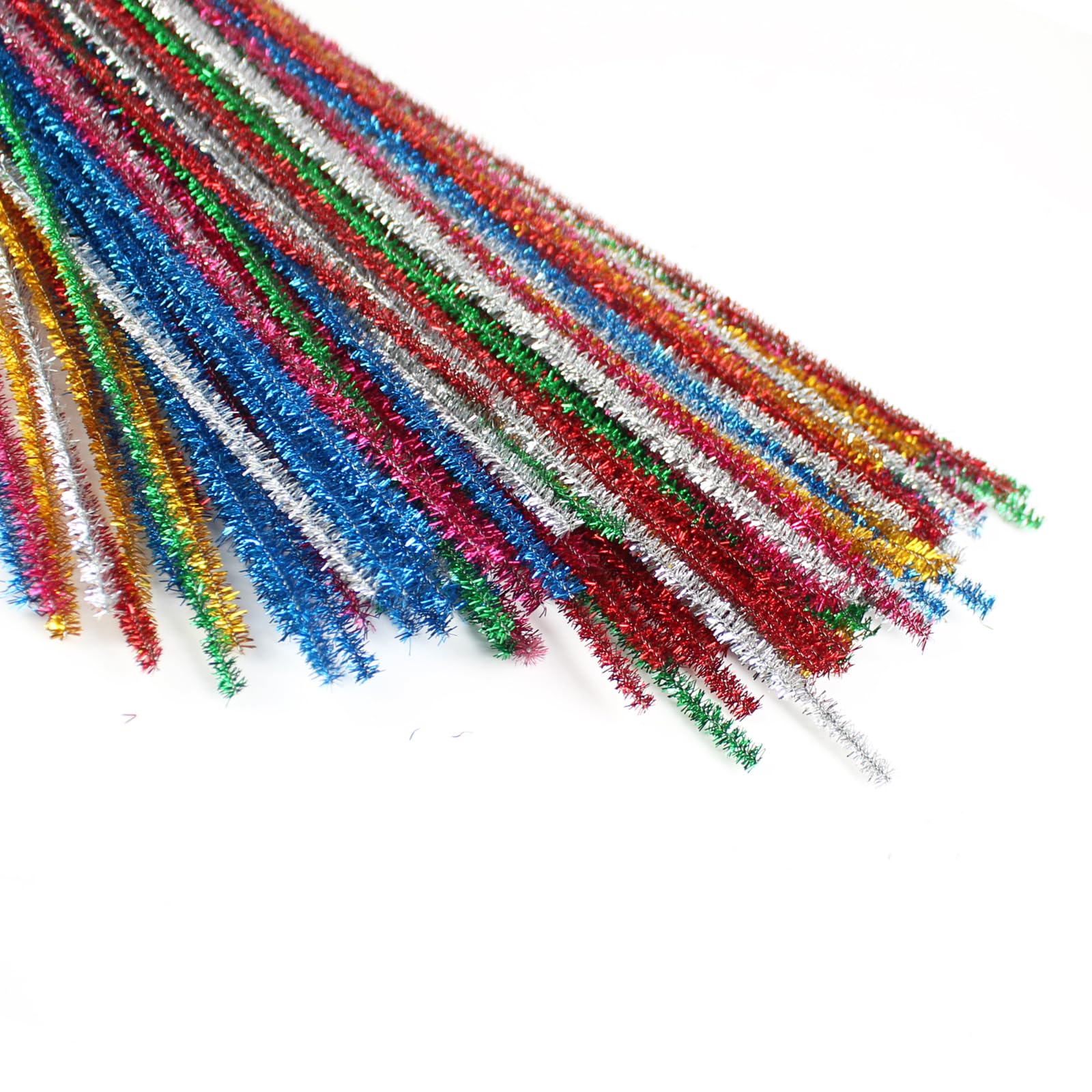 Pipe Cleaner Glitter 100pcs (Multicolor)