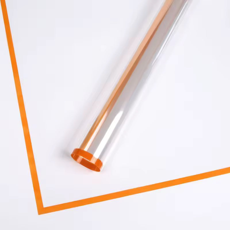 Wrapping Sheets Colored Edge (Orange - 20 Sheets)