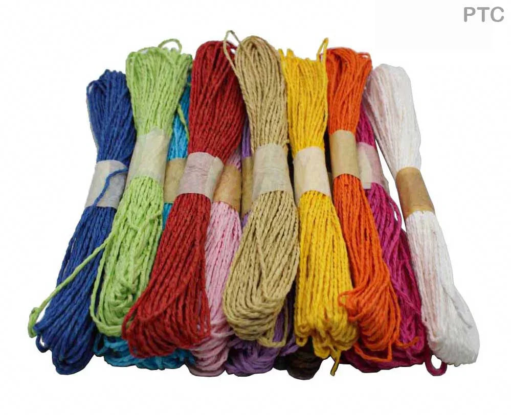 Paper Threads (12 Color Set - 20 meter)