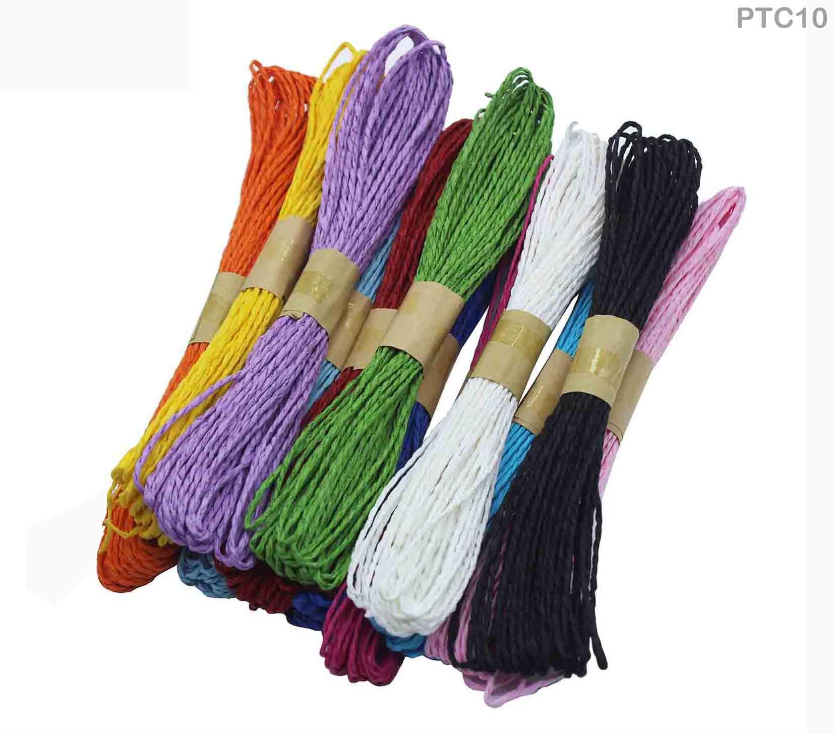 Paper Threads (12 Color Set - 10 meter)