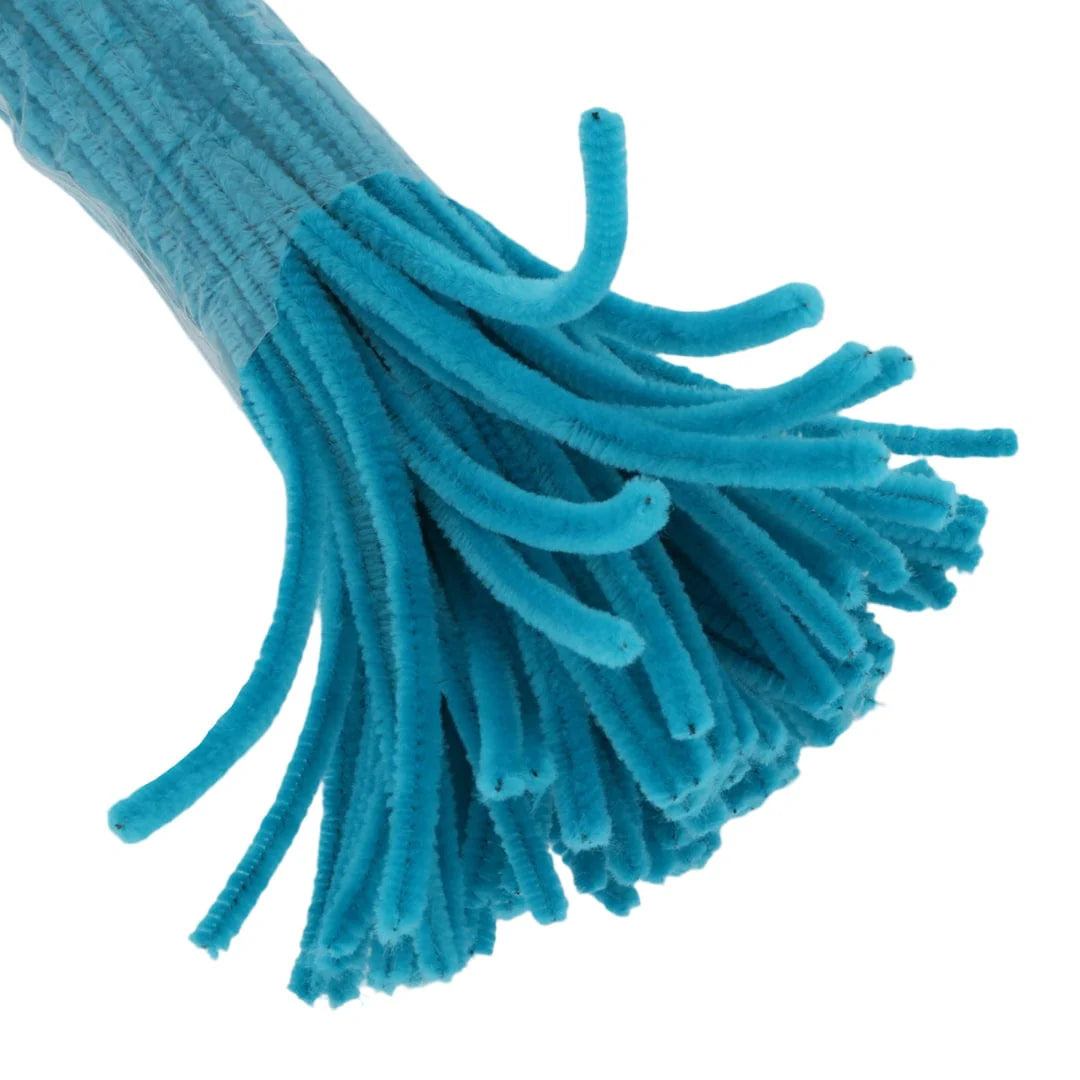 Pipe Cleaner Plain 100pcs (Peacock Blue)